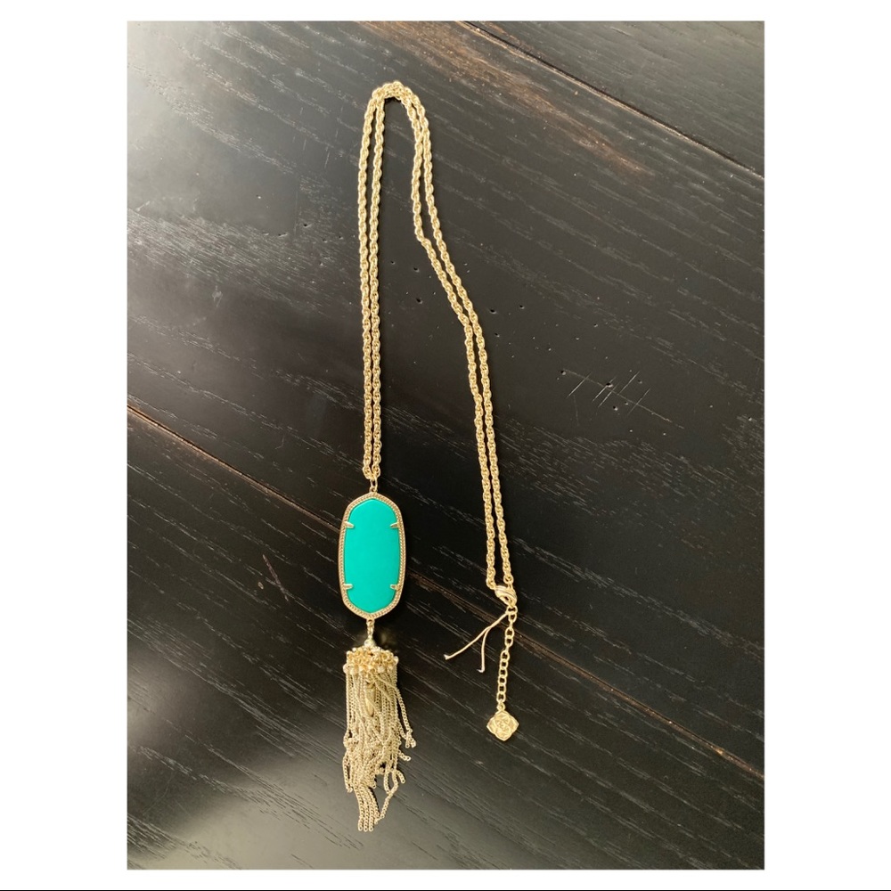 Kendra Scott Rayne Gold Long Pendant Necklace